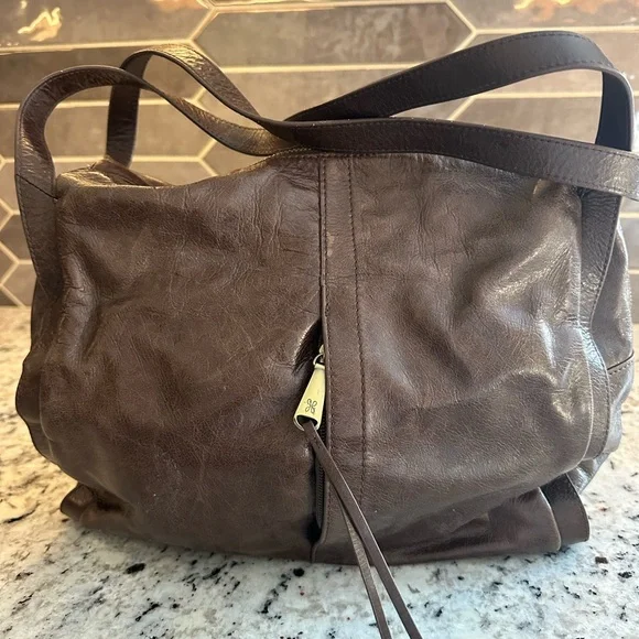 HOBO Brown Hobo Bag in Soft Suede - Picture 2 of 5